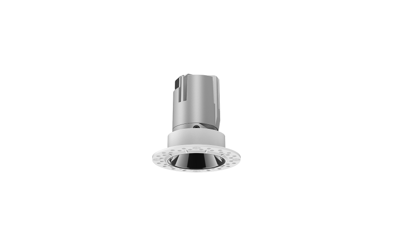 7W D55 LED COB fixed recessed light trimless